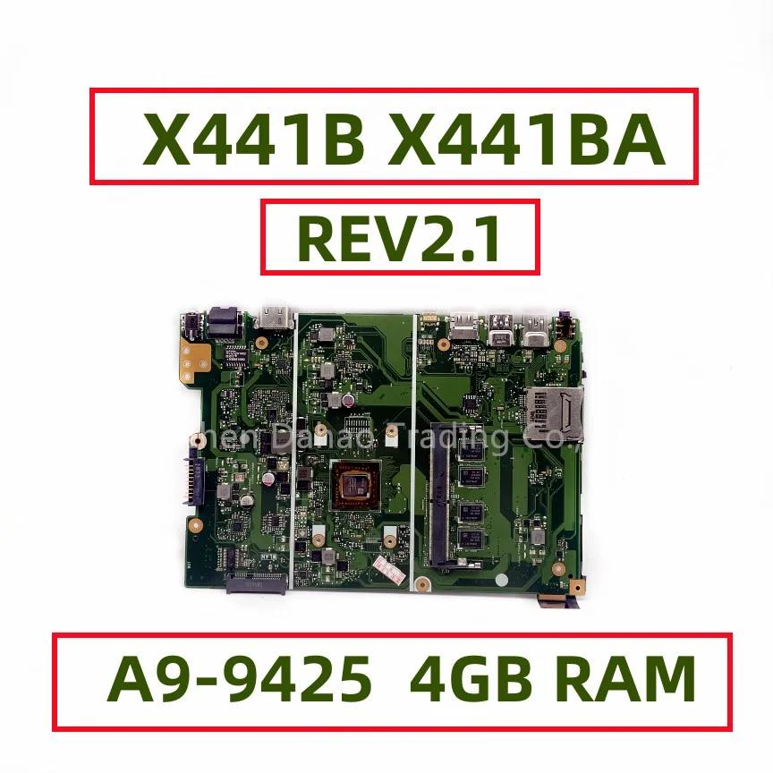 ASUS X441B X441BA A441B K441B F441B Ʈ , A6-9225 A9-9425 CPU, 4GB RAM, REV2.1 DDR4 100%,  ׽Ʈ Ϸ
